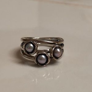Pandora Triple Bloom Ring